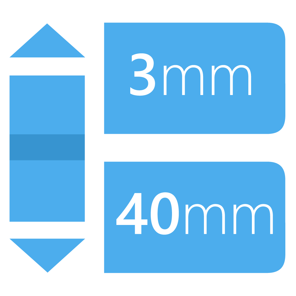 Plexiglass sur mesure, épaisseur de 3 à 40 mm