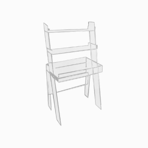 Bureau enfant transparent en Plexiglass