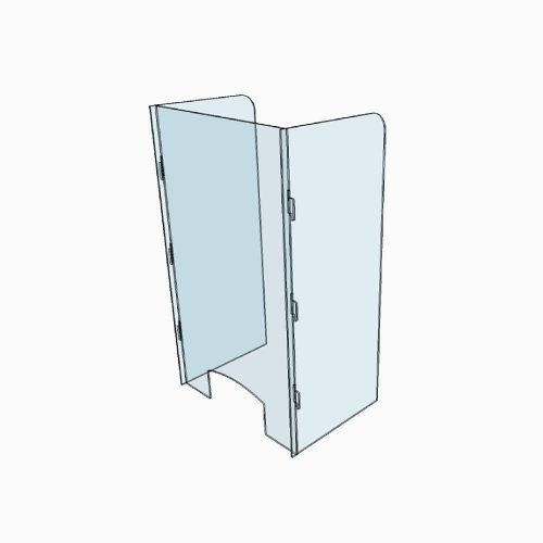 Protection amovible pliable en Plexiglass