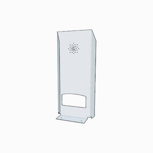 Protection Covid accueil debout en Plexiglass transparent