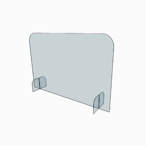 Protection en Plexiglass pour table et bureau