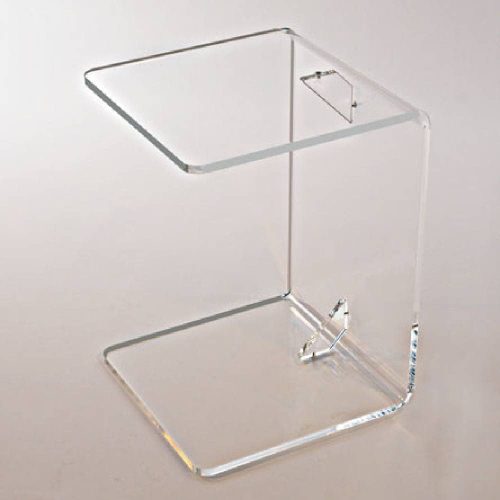 Table de canapé en plexiglass