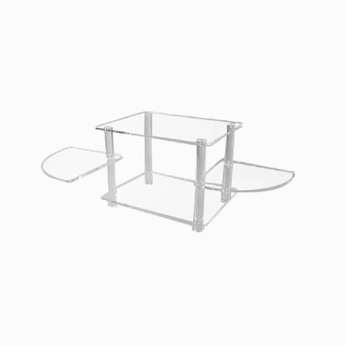 Table d'appoint papillon en plexiglass 60x45