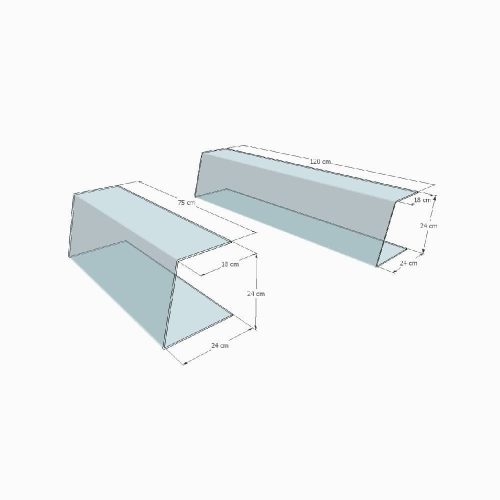 Pare haleine de comptoir en plexiglass