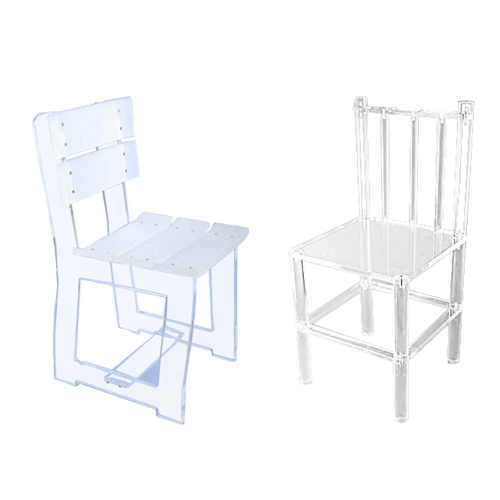 Chaises Plexiglass