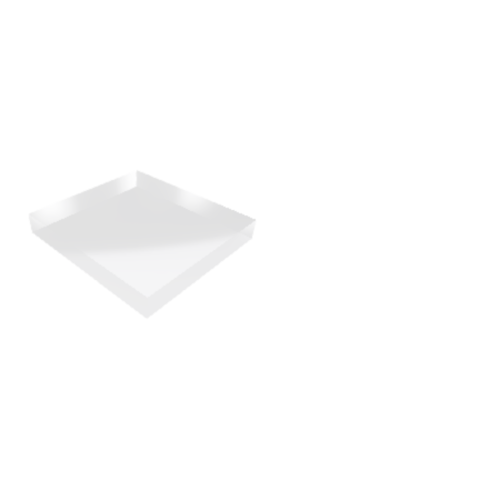 Découpe de Plexiglas Transparent 40mm | 1231x1137mm