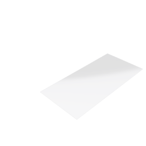 Découpe de Plexiglas Transparent 3mm | 500x1100mm