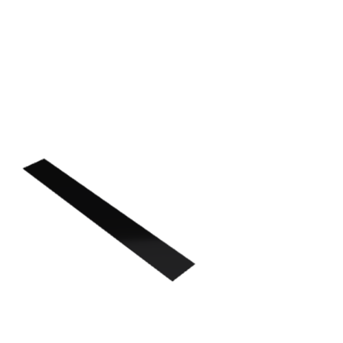 Découpe de Plexiglas Opaque Noir 3mm | 440x440mm