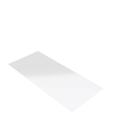 Découpe de Plexiglas Transparent 3mm | 480x200mm