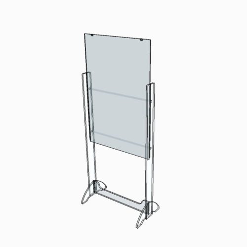 Panneau pour affiche plexiglass transparent