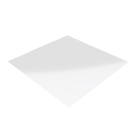 Découpe de Plexiglas Transparent 3mm | 585x585mm