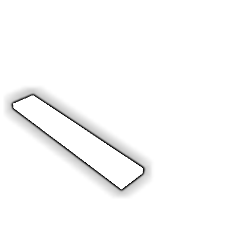 Découpe de Plexiglas Blanc Diffusant 10mm | 317x47mm