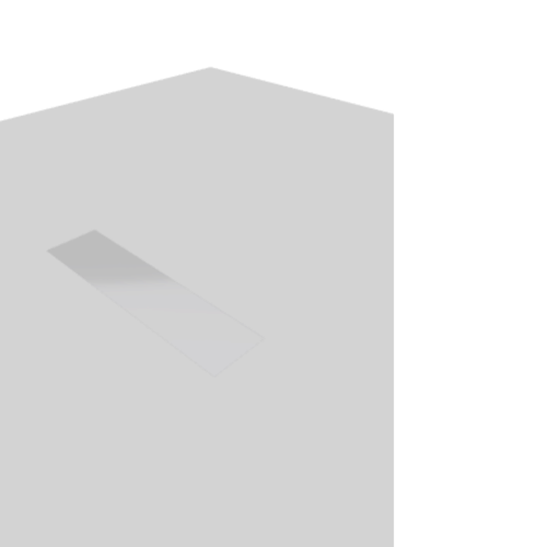 Découpe de Plexiglas Transparent 3mm | 838x200mm