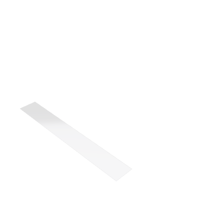 Découpe de Plexiglas Transparent 3mm | 2390x255mm