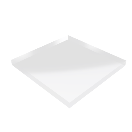 Découpe de Plexiglas Transparent 20mm | 200x200mm