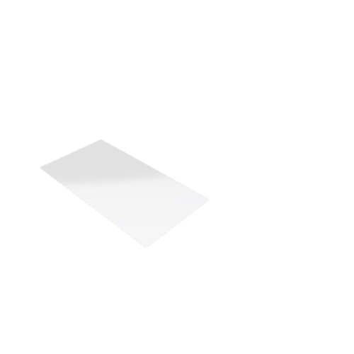 Découpe de Plexiglas Transparent 3mm | 103.2x50.2mm