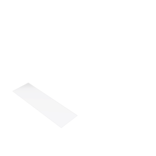 Découpe de Plexiglas Transparent 3mm | 532x90mm