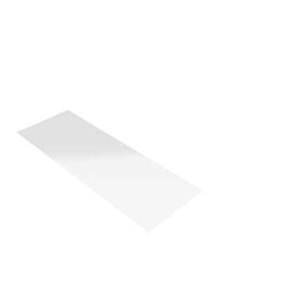 Découpe de Plexiglas Transparent 3mm | 595x200mm