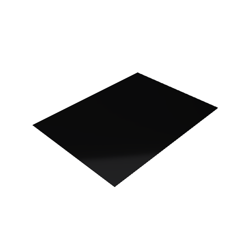 Découpe de Plexiglas Opaque Noir 3mm | 120x170mm | TA