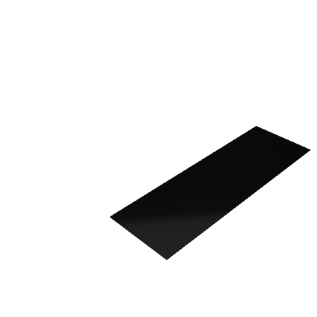 Découpe de Plexiglas Opaque Noir 3mm | 1830x600mm