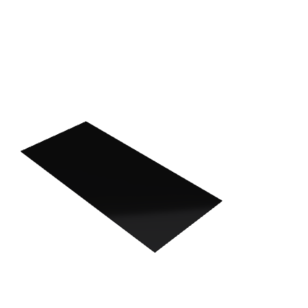 Découpe de Plexiglas Opaque Noir 3mm | 120x80mm