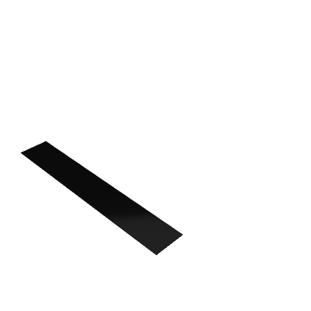 Découpe de Plexiglas Opaque Noir 3mm | 2000x270mm