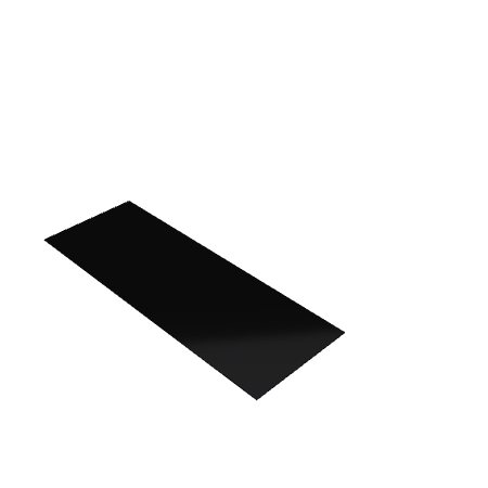 Découpe de Plexiglas Opaque Noir 3mm | 1815x580mm