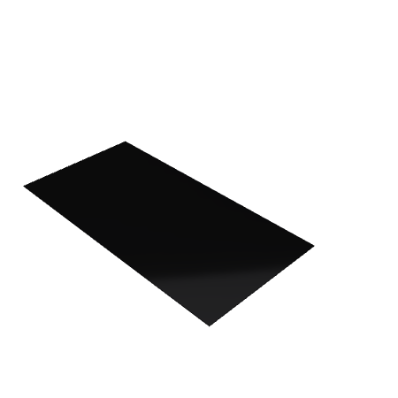 Découpe de Plexiglas Opaque Noir 3mm | 2000x1000mm