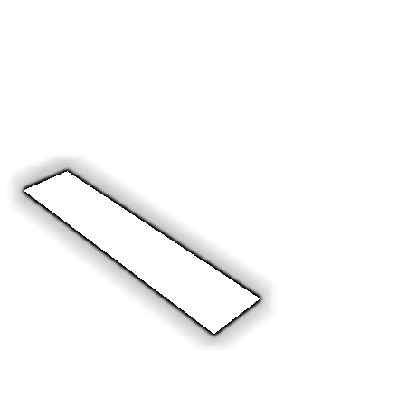 Découpe de Plexiglas Blanc Diffusant 3mm | 595x110mm