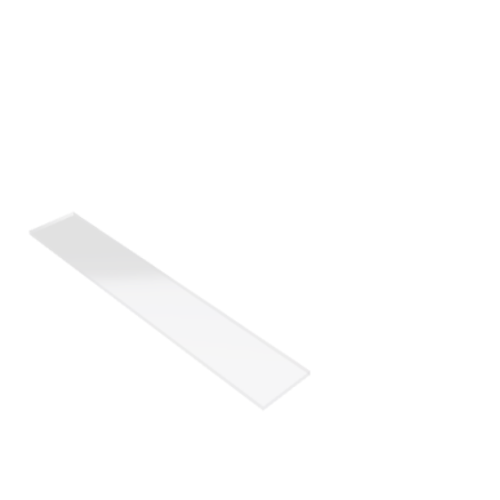 Découpe de Plexiglas Transparent 3mm | 539x81mmT