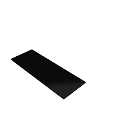 Découpe de Plexiglas Opaque Noir 3mm | 1810x575mm