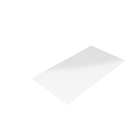 Découpe de Plexiglas Transparent 3mm | 203x400mm