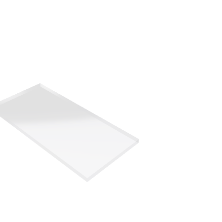 Découpe de Plexiglas Transparent 8mm | 1020x435mm | A