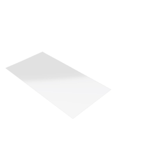 Découpe de Plexiglas Transparent 3mm | 150x75mm