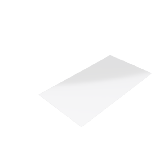 Découpe de Plexiglas Transparent 3mm | 1019x2000mm