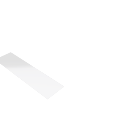 Découpe de Plexiglas Transparent 3mm | 150x35mm