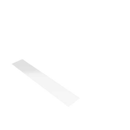 Découpe de Plexiglas Transparent 3mm | 88.5x12mm