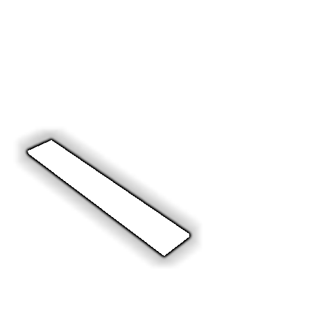 Découpe de Plexiglas Blanc Diffusant 4mm | 557x70mm