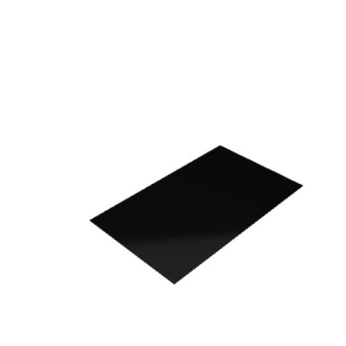 Découpe de Plexiglas Opaque Noir 3mm | 87.5x67mm