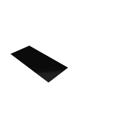 Découpe de Plexiglas Opaque Noir 3mm | 1350x600mm