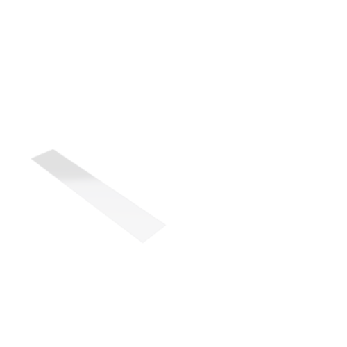 Découpe de Plexiglas Transparent 3mm | 1280x200mm