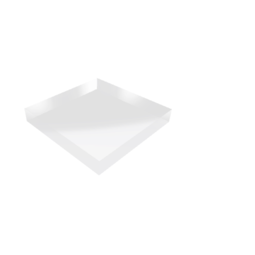 Découpe de Plexiglas Transparent 40mm | 200x200mm