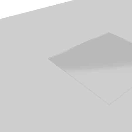Découpe de Plexiglas Transparent 4mm | 91x91mm