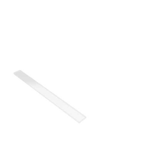 Découpe de Plexiglas Transparent 4mm | 600x40mm