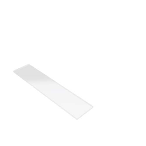 Découpe de Plexiglas Transparent 4mm | 98x18mm | A