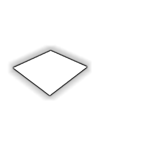 Découpe de Plexiglas Blanc Diffusant 3mm | 77x75mm