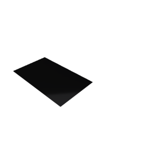 Découpe de Plexiglas Opaque Noir 3mm | 525x330mm