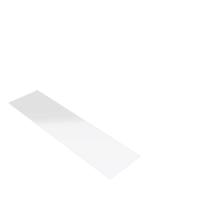 Découpe de Plexiglas Transparent 3mm | 135x32mm