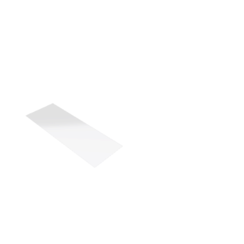 Découpe de Plexiglas Transparent 3mm | 319x100mm