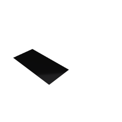 Découpe de Plexiglas Opaque Noir 3mm | 1350x600mm | A